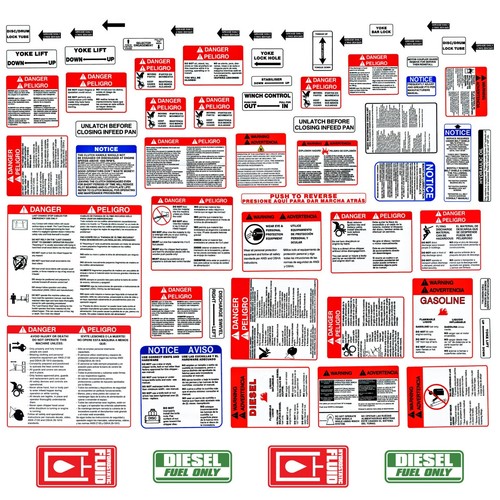Kit decalcomanie sicurezza - kit, di
